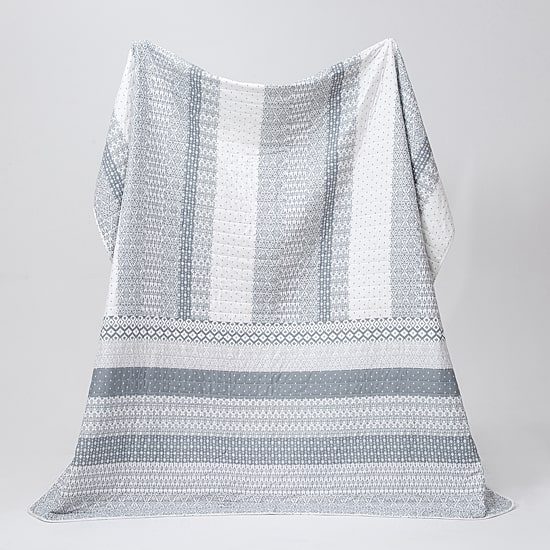 Linery Intricate Patchwork Design Reversible Quilt Set