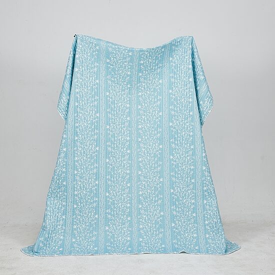 Linery Floral Striped Reversible Quilt Set