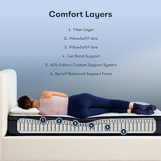 Serta Perfect Sleeper Adoring Night 11" Plush Euro Top - Mattress + Box Spring