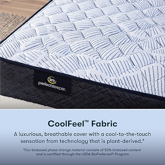 Serta Perfect Sleeper Blue Lagoon Nights 12" Firm Tight Top - Mattress + Box Spring