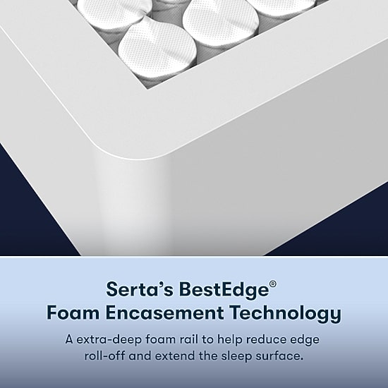 Serta Perfect Sleeper Euphoric Nights 14" Hybrid Firm Mattress + Box Spring