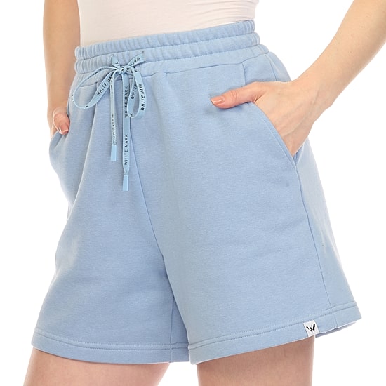 White Mark Womens Mid Rise Pull-On Short