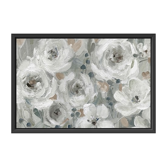Lumaprints Neutral Symphony Framed Canvas Art