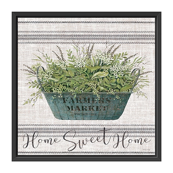Lumaprints Home Sweet Home Framed Canvas Art