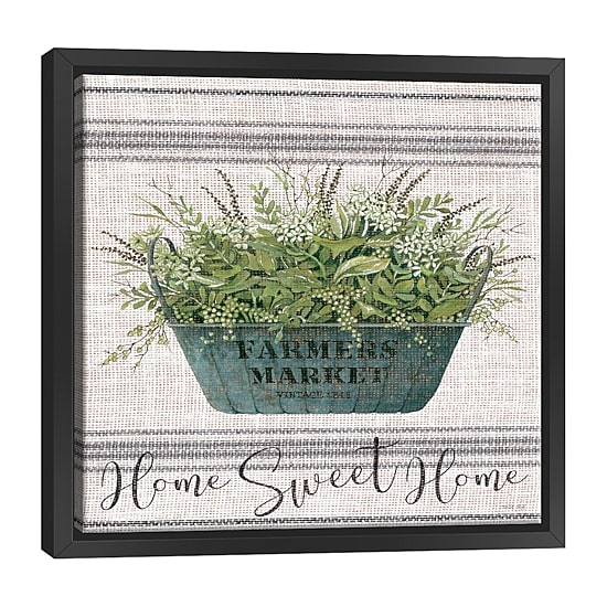 Lumaprints Home Sweet Home Framed Canvas Art