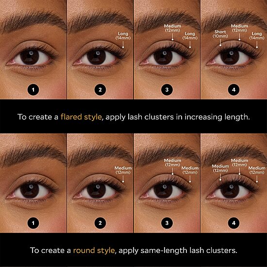 Velour Lashes Xtensions Lash Clusters - Hybrid