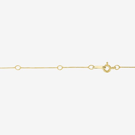 (G-H / Si2-I1) Womens 1/3 CT. T.W. Lab Grown White Diamond 10K Gold 16 Inch Pendant Necklace