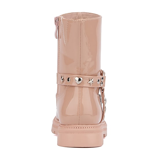 Olivia Miller Little & Big Kid Girls Harness Lug Flat Heel Chelsea Boots