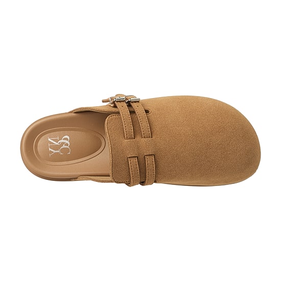 New York & Company Dulcy Womens Round Closed Toe Mules