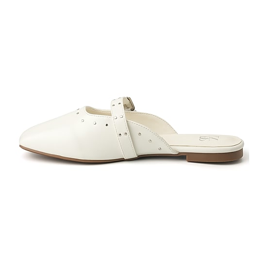 New York & Company Women'S Lyanna Mule Sandals Womens Square Closed Toe Mules