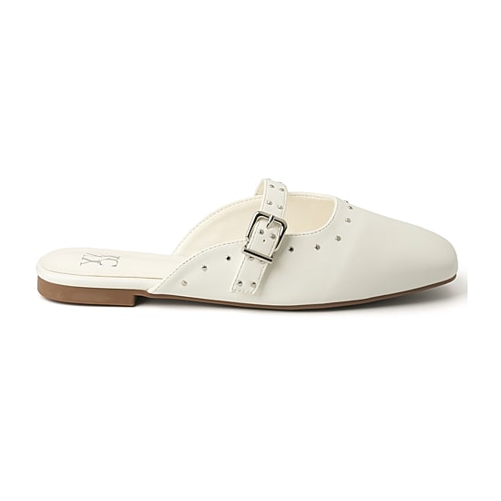 New York & Company Women'S Lyanna Mule Sandals Womens Square Closed Toe Mules