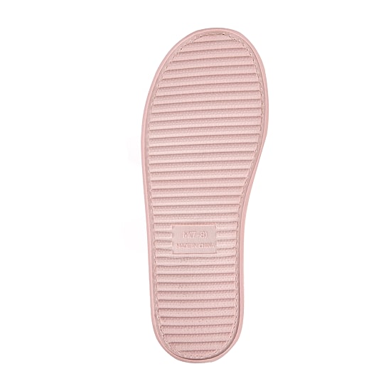 JS Jessica Simpson Plush Cross Womens Slip-On Slippers