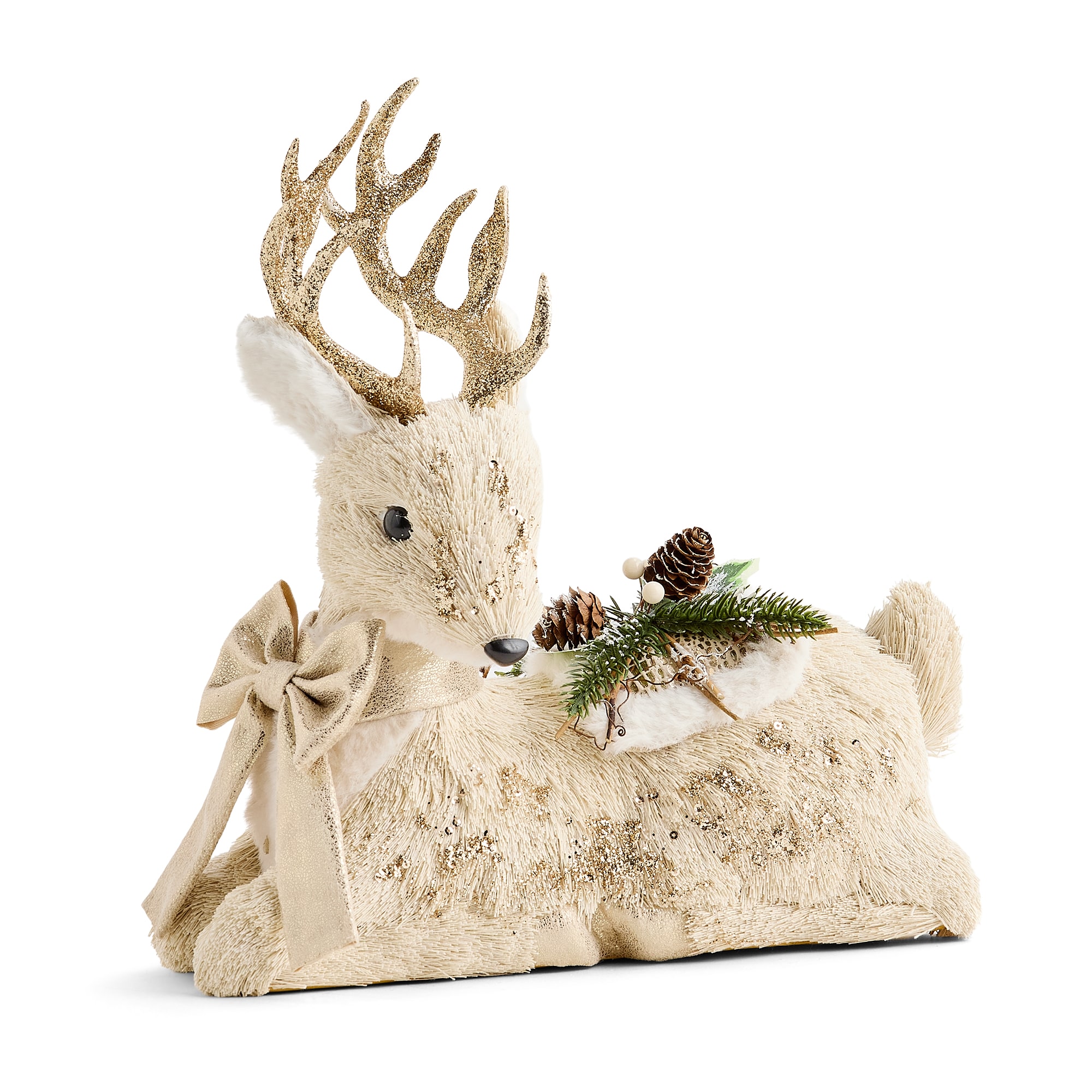 North Pole Trading Co. Woodland Deer Christmas Tabletop Decor