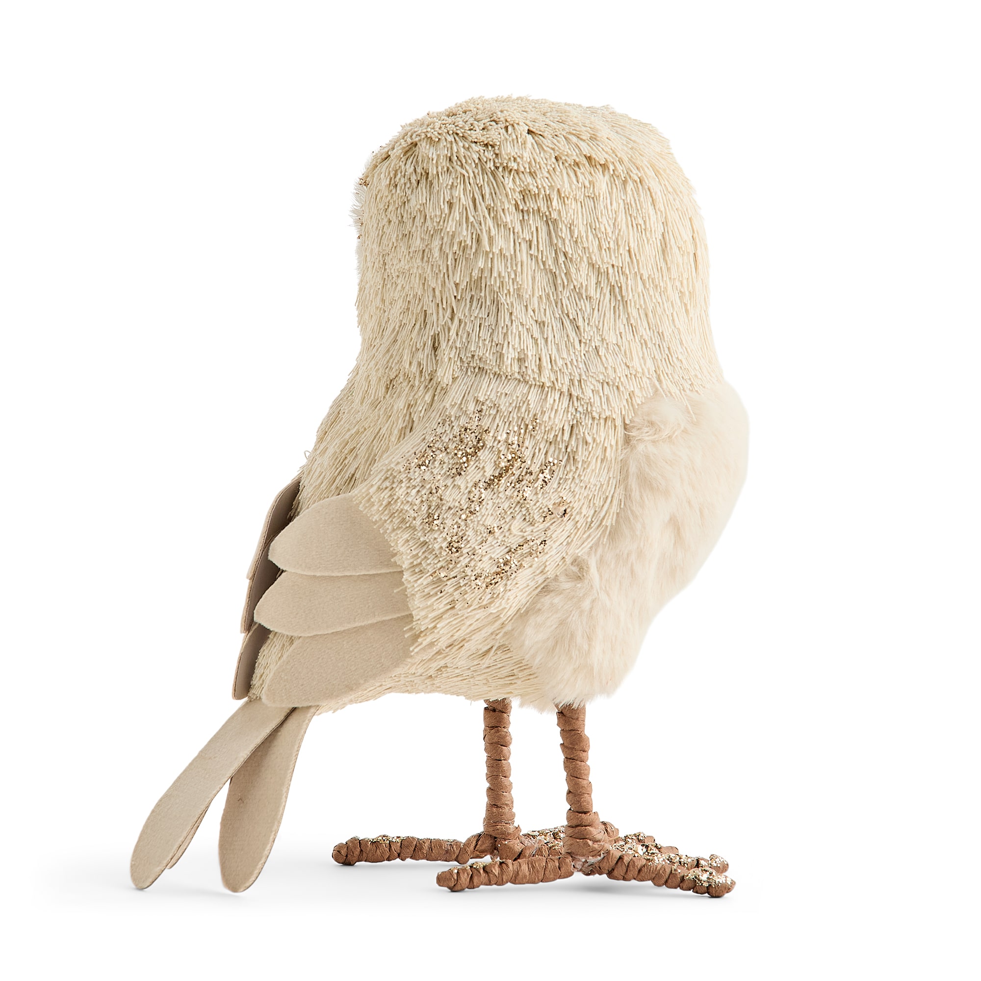 North Pole Trading Co. 7" Woodland Owl Christmas Tabletop Decor