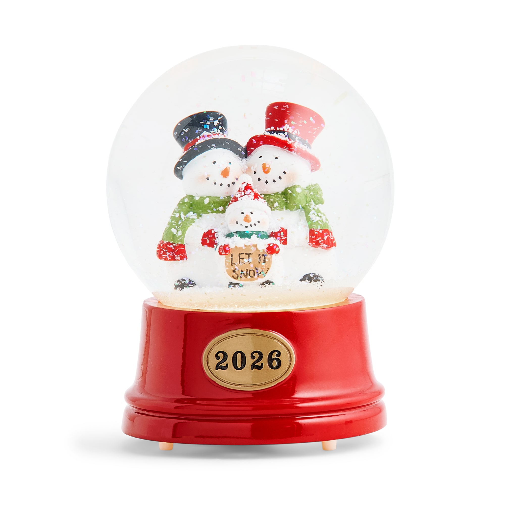 North Pole Trading Co. Snowman Snow Globe Christmas Snow Globe