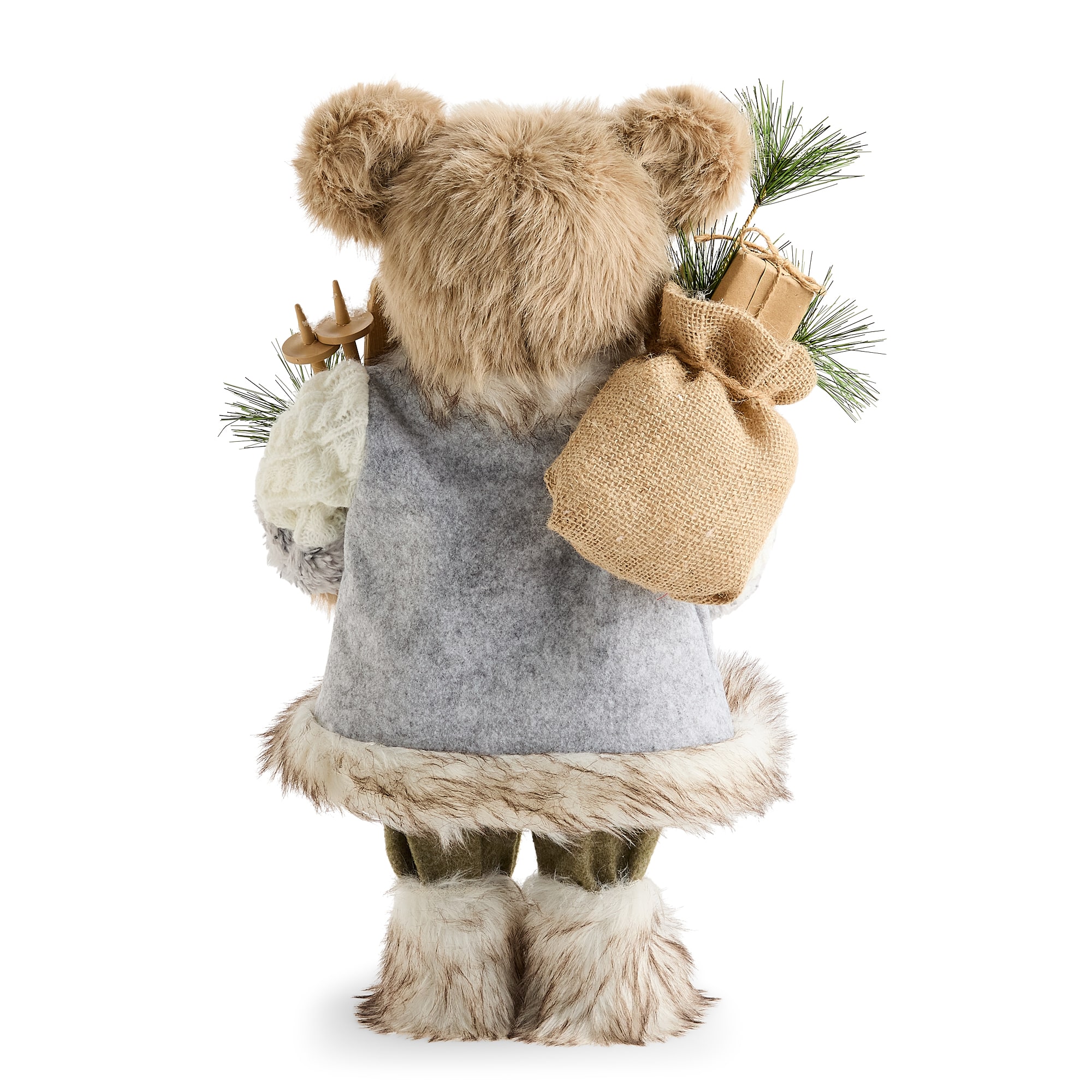 North Pole Trading Co. 19.5" Pinecone Bear Figurine Christmas Figurine
