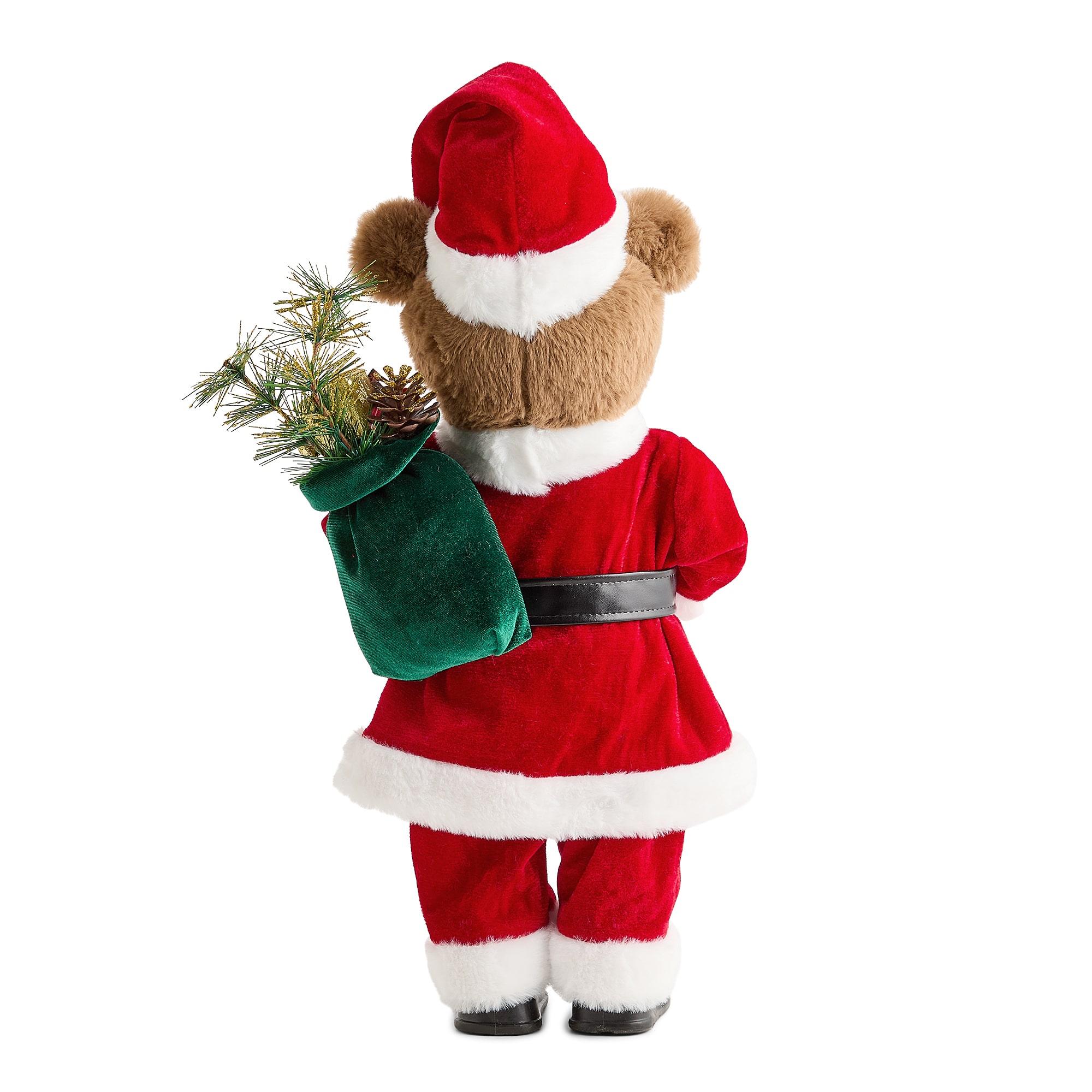 North Pole Trading Co. Santa Bear Figurine Christmas Figurine