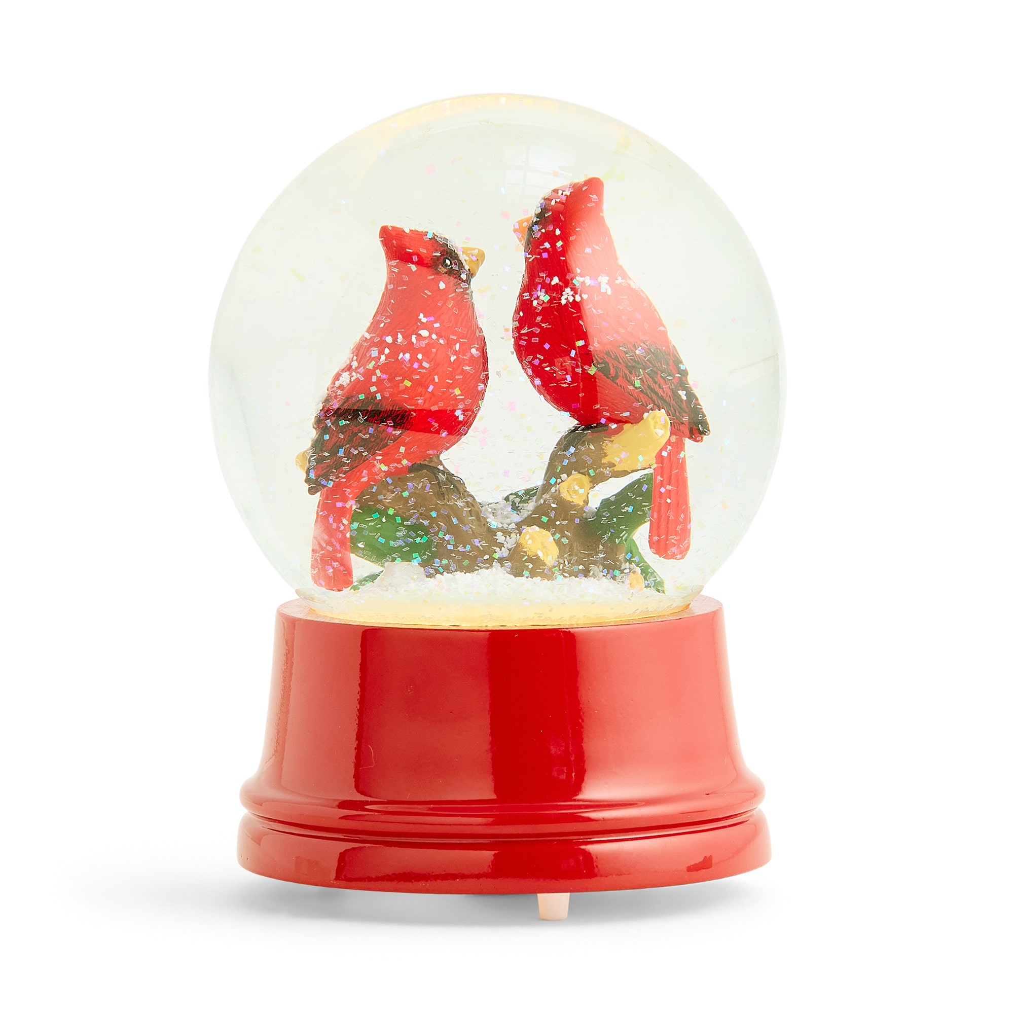 North Pole Trading Co. Cardinal Snow Globe Christmas Snow Globe