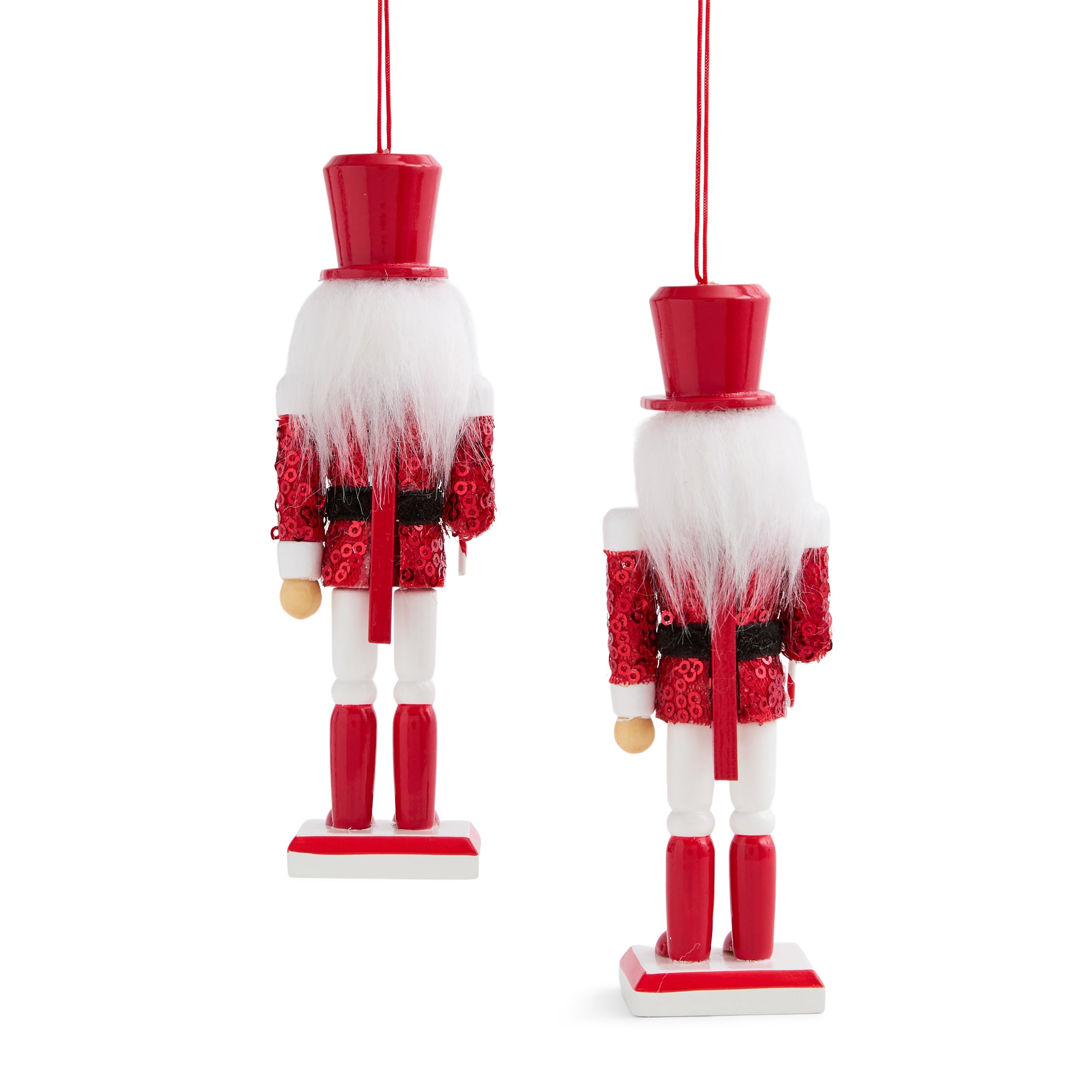 North Pole Trading Co. Red Nutcracker 2-pc. Christmas Ornament