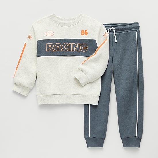 Okie Dokie Fleece Toddler & Little Boys Fleece 2-pc. Pant Set