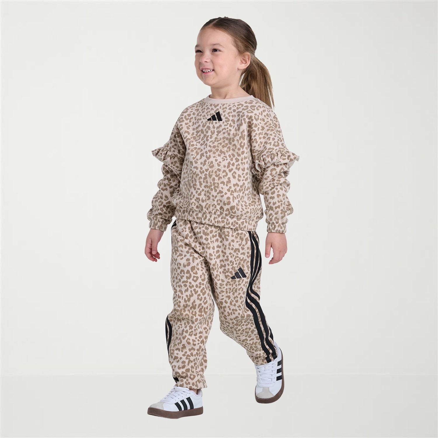 adidas Little Girls 2-pc. Pant Set