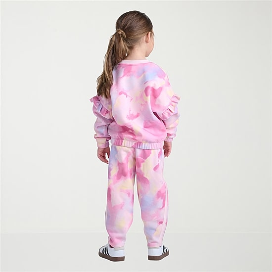 adidas Little Girls Knit 2-pc. Pant Set