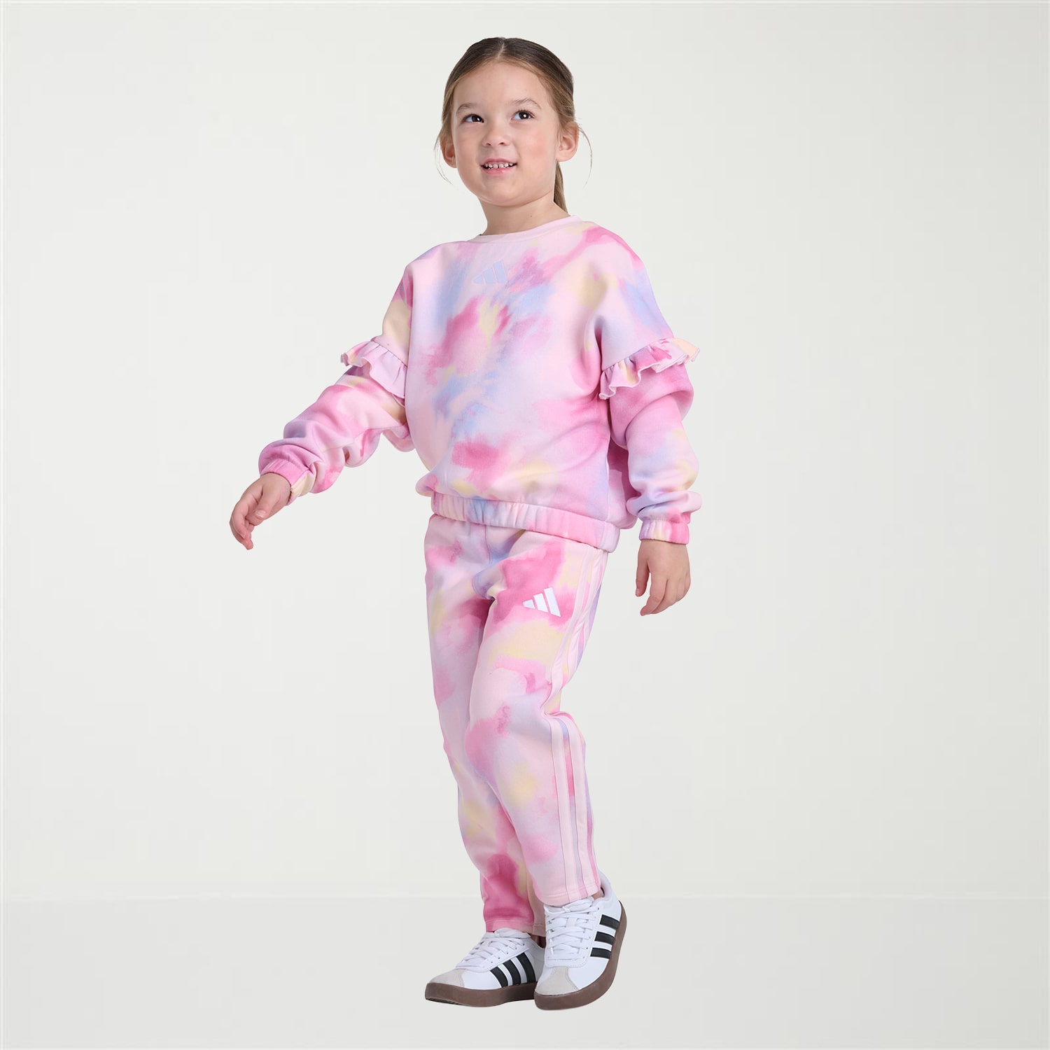 adidas Little Girls 2-pc. Pant Set