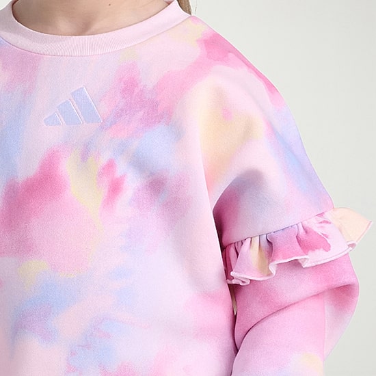 adidas Little Girls Knit 2-pc. Pant Set