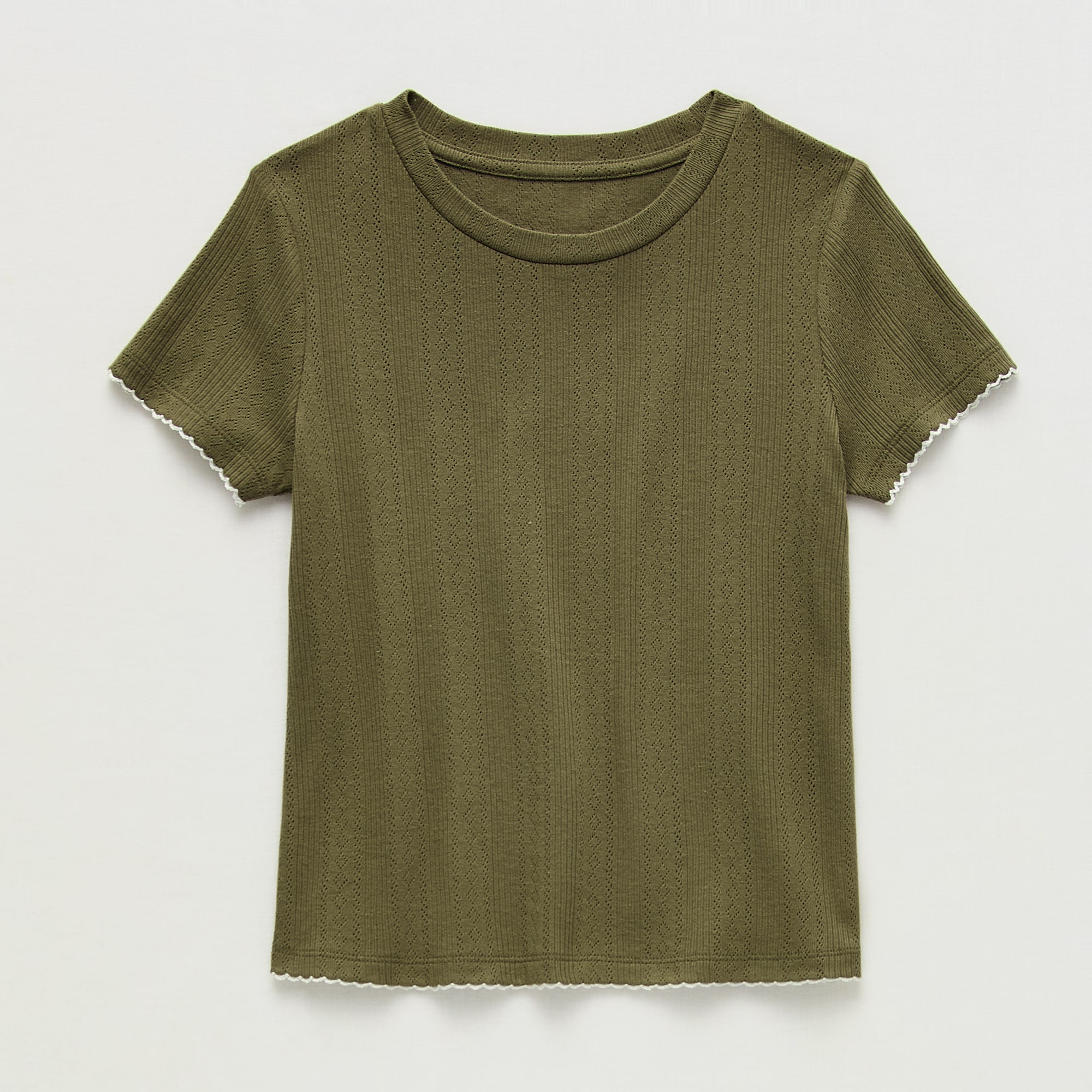 Thereabouts Little & Big Kid Girls Crew Neck Short Sleeve T-Shirt