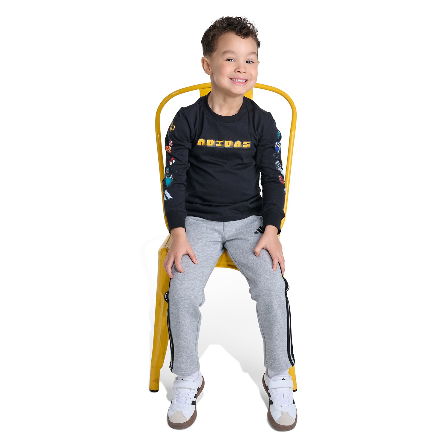 adidas Little Boys 2-pc. Pant Set