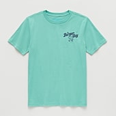 Thereabouts Little & Big Kid Boys Crew Neck Short Sleeve Regular Fit Graphic T-Shirt