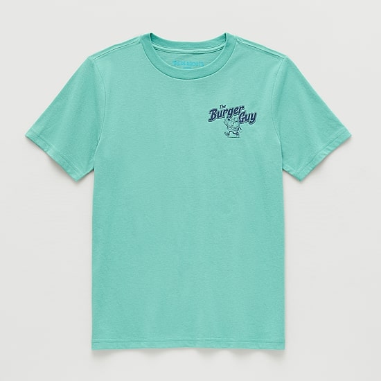 Thereabouts Little & Big Kid Boys Crew Neck Short Sleeve Regular Fit Graphic T-Shirt