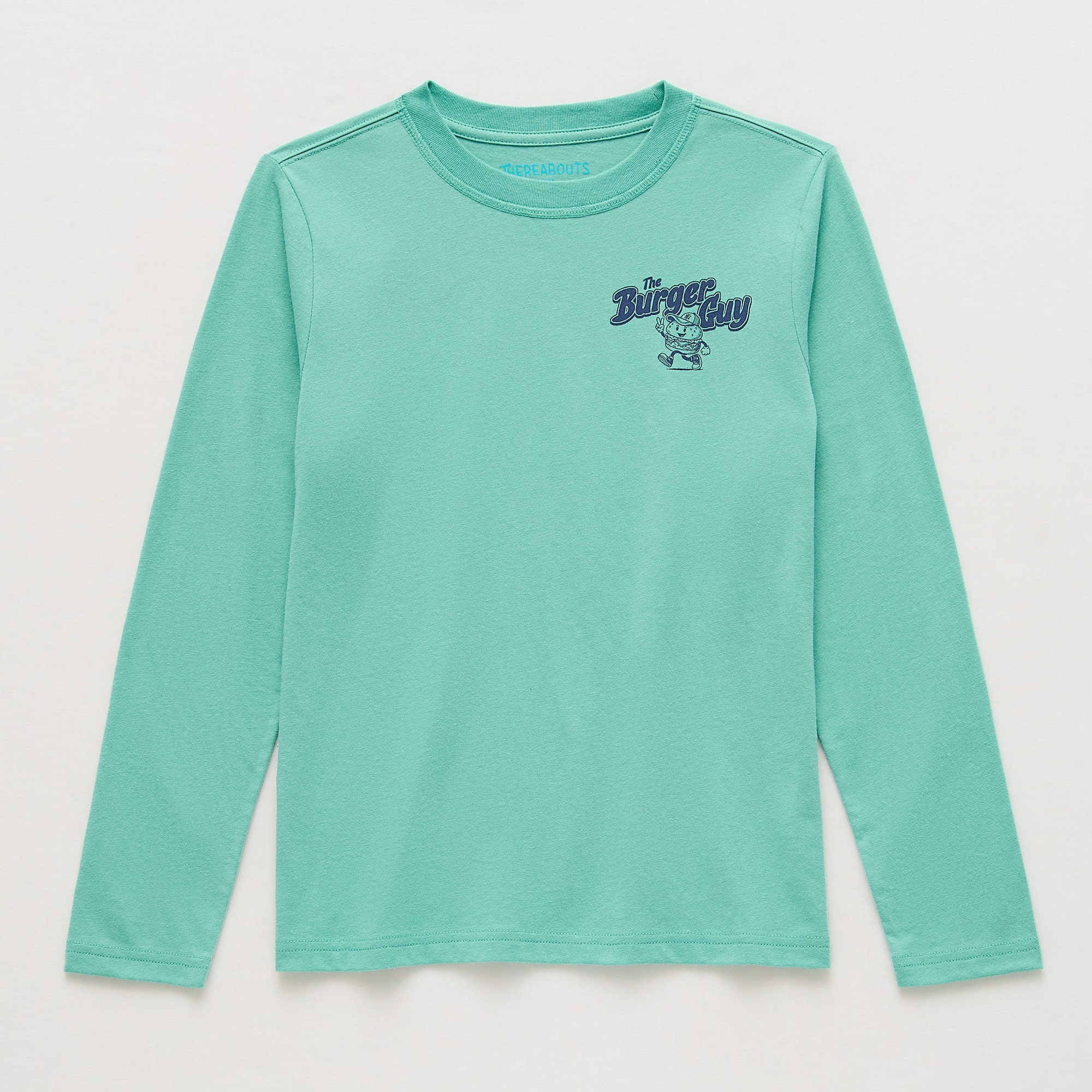 Thereabouts Little & Big Kid Boys Crew Neck Long Sleeve Regular Fit Graphic T-Shirt