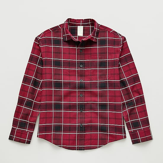 Thereabouts Little & Big Kid Boys Long Sleeve Cuffed Regular Fit Button-Down Shirt