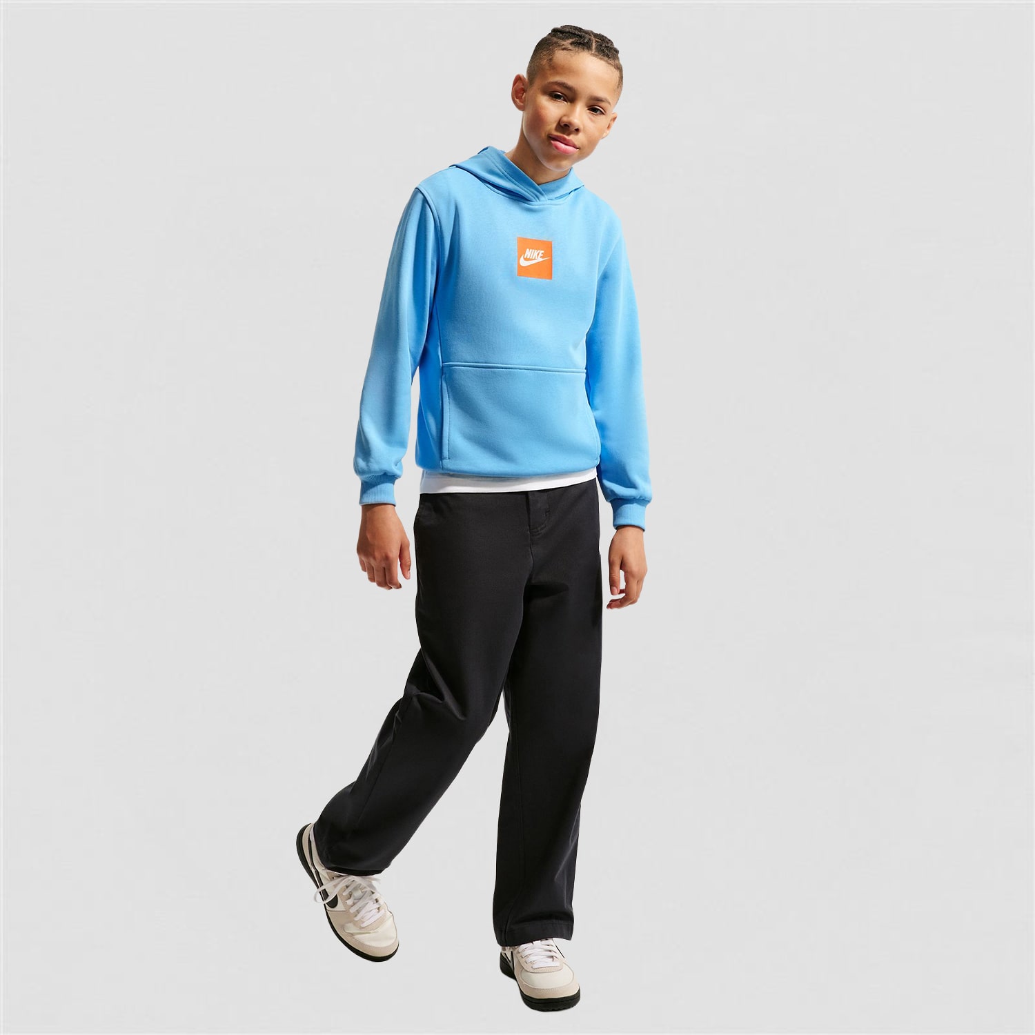 Nike Club Big Kid Unisex Long Sleeve Active Hoodie