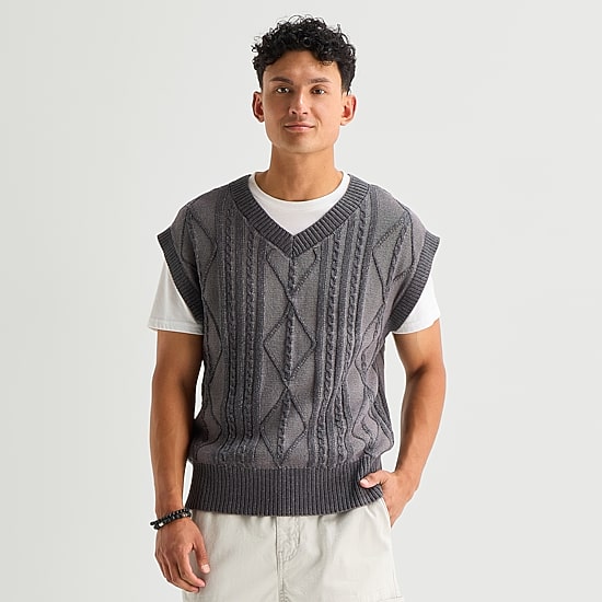 Arizona Mens V Neck Sweater Vest