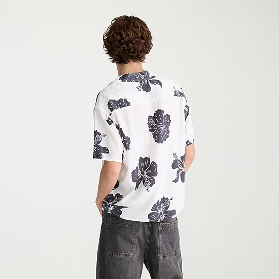 AEROPOSTALE Mens Short Sleeve Boxy Fit Button-Down Shirt