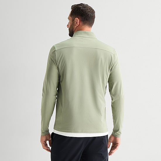Xersion Mens Mock Neck Long Sleeve Active Quarter-Zip Pullover