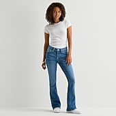 Arizona Womens Juniors Low Rise Skinny Fit Jean