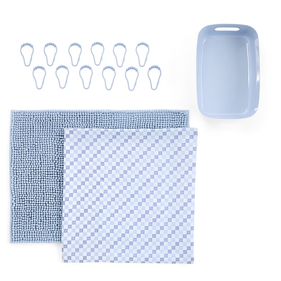 AEROPOSTALE Jordan Check 15-pc. BTC Shower Curtain Set