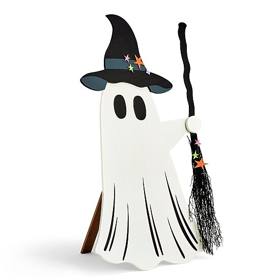Layerings 36" Figural Ghost Witch Porch Sign