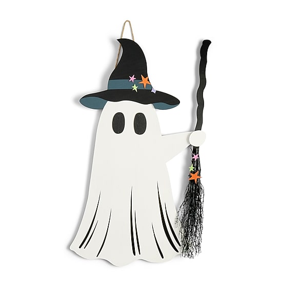 Layerings 36" Figural Ghost Witch Porch Sign