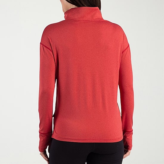 CUTTER & BUCK® Womens Mock Neck Long Sleeve Quarter-Zip Pullover