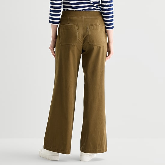 St. John's Bay Womens Wide Leg Trouser