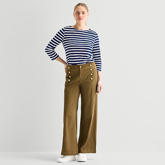 St. John's Bay Womens Wide Leg Trouser