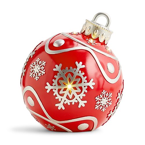 North Pole Trading Co . Led Lighted Christmas Tabletop Decor In Red