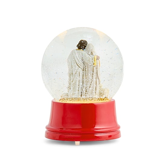 North Pole Trading Co. 6.5" African American Nativity Christmas Snow Globe