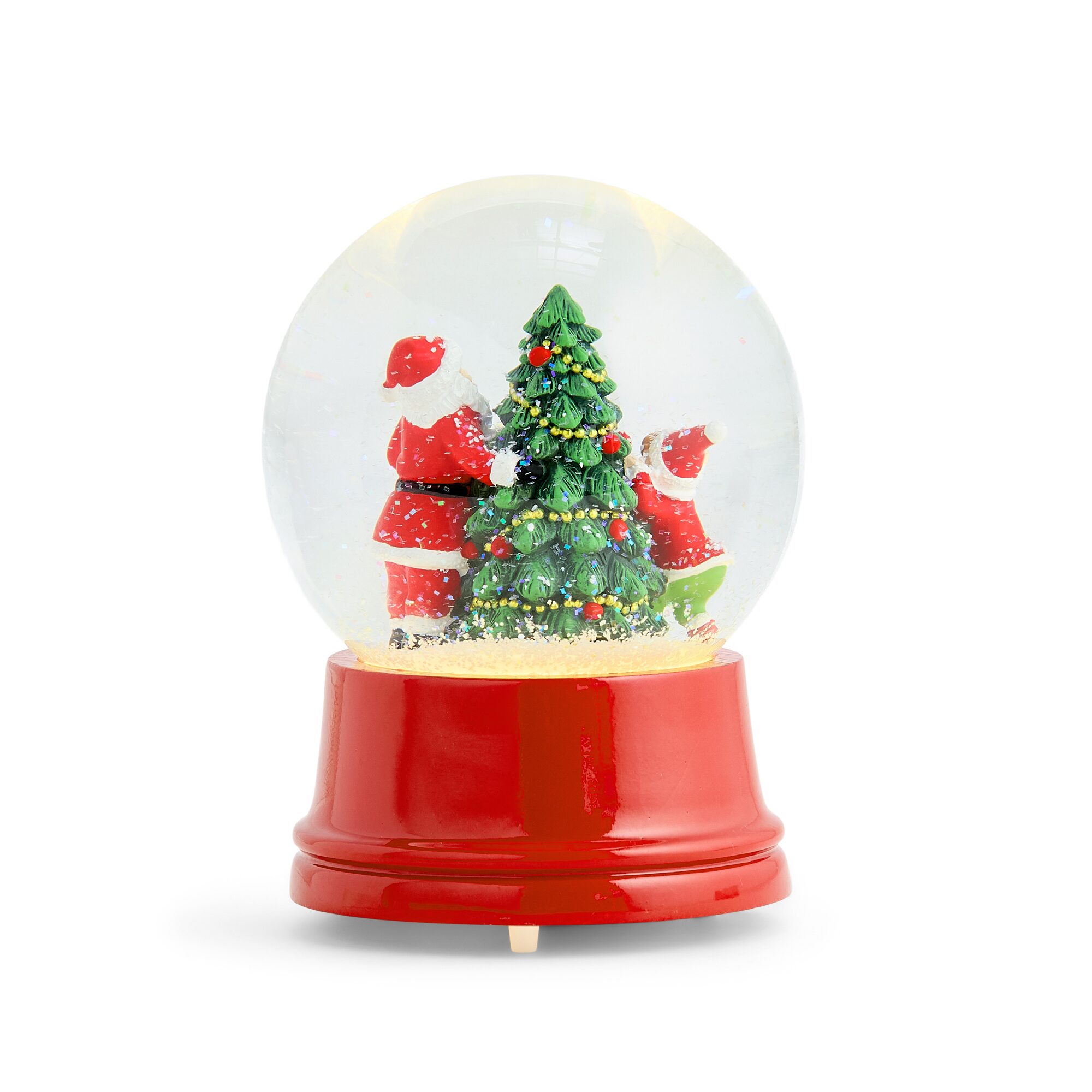 North Pole Trading Co. Santa Elf Snow Globe Christmas Snow Globe
