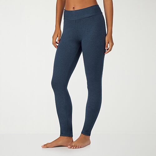 Cuddl Duds Ultra Cozy Thermal Legging In Blue