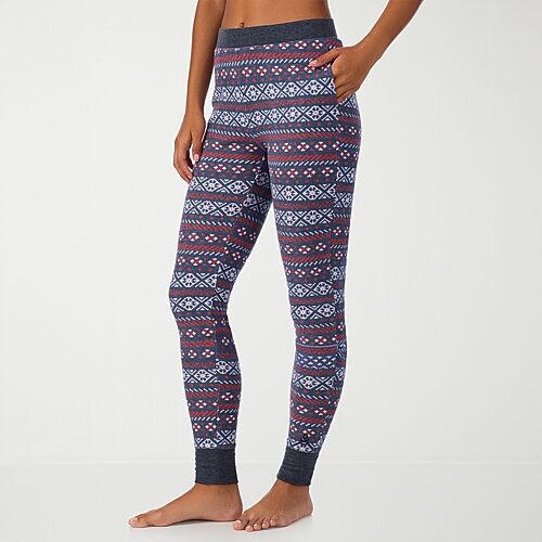 Cuddl Duds Cozy Stretch Thermal Thermal Legging In White